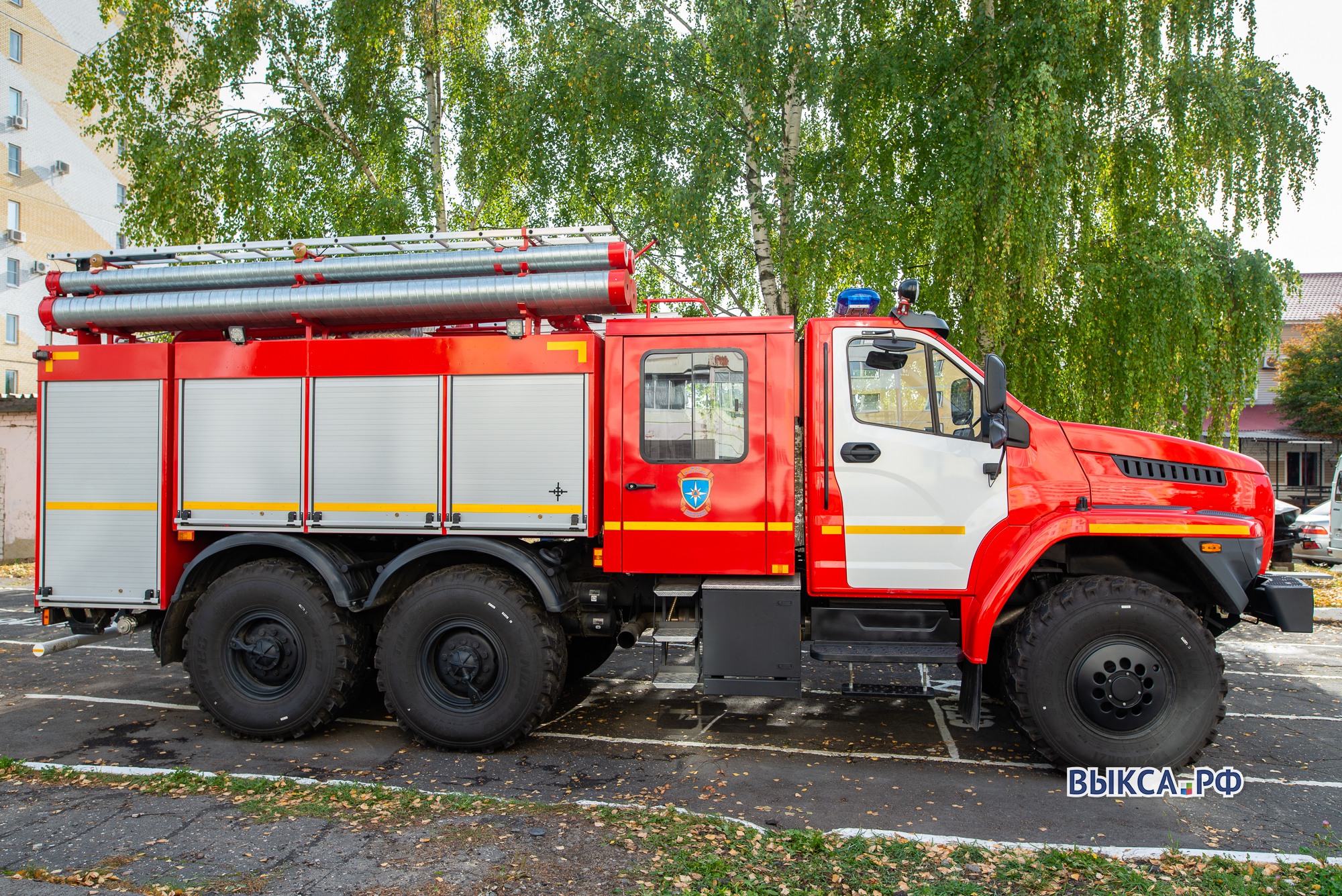 Новый автомобиль пополнил парк выксунской пожарной части